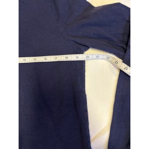 EILEEN FISHER - SKIN Navy Blue Bundle of 2 3/4 Shirt Lightweight sweater MEDIUM - Picture 2 of 16